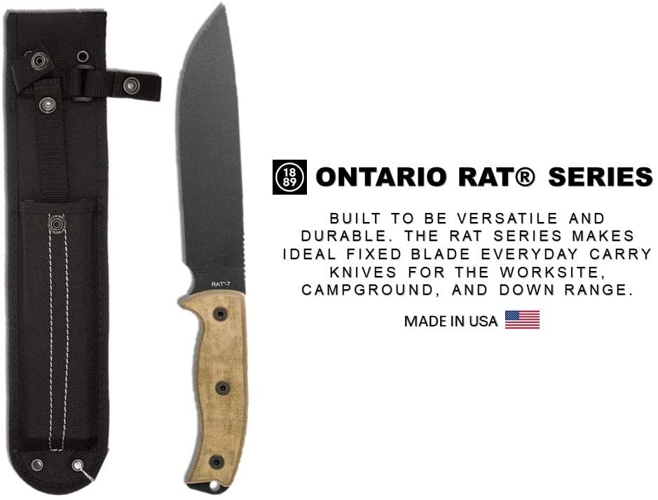 มีด Ontario RAT-7 1095 Knife