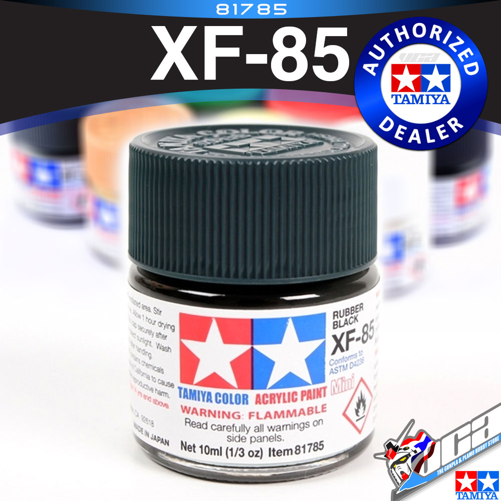 ACRYLIC XF-85 RUBBER BLACK