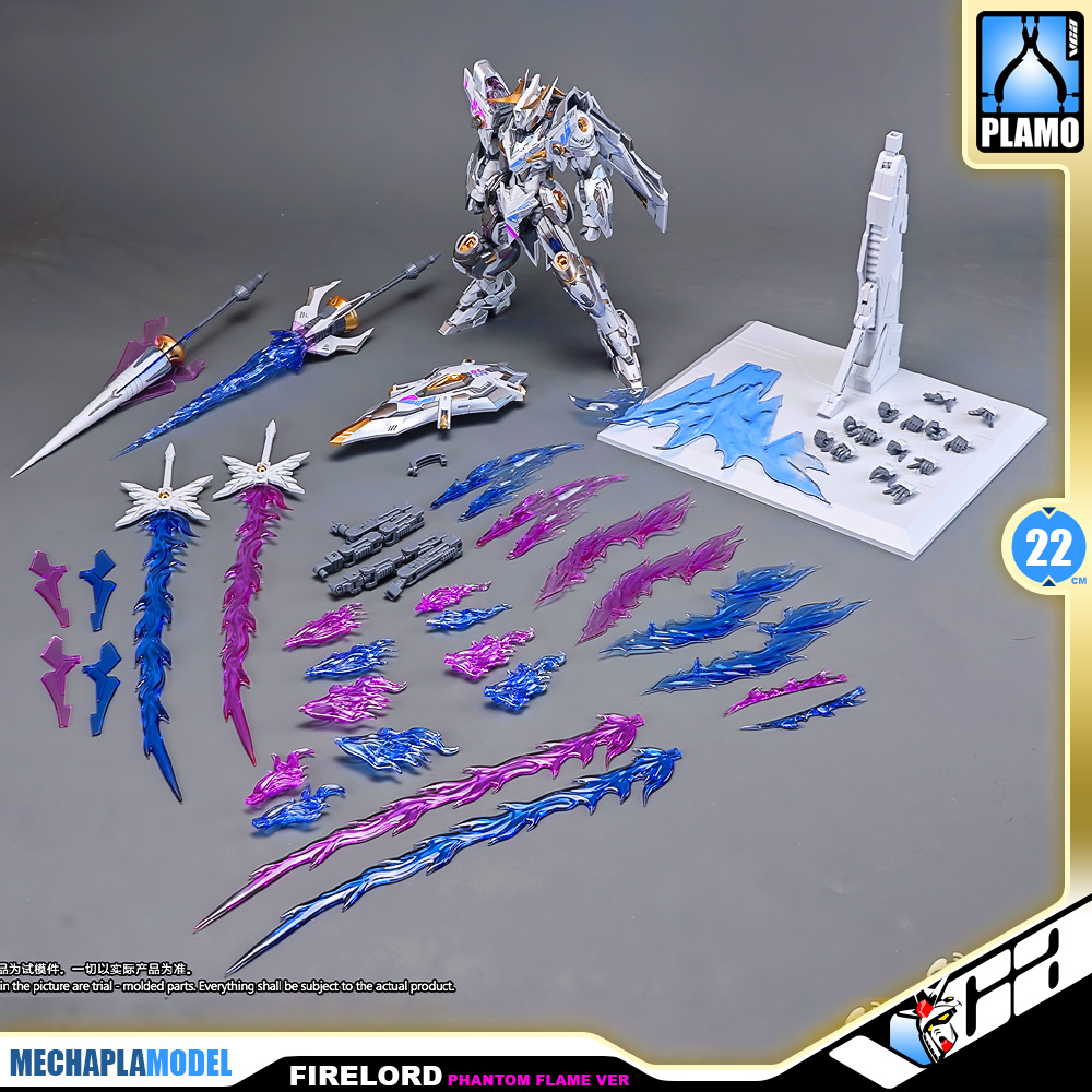 SNAA YR-04 Firelord Ver. Phantom Flame 焱皇 Ver.幻炎之魂 Master Grade MG 1/100 Plastic Model Action Figure Toy Master Grade MG Kit VCA Gundam Mecha Thailand