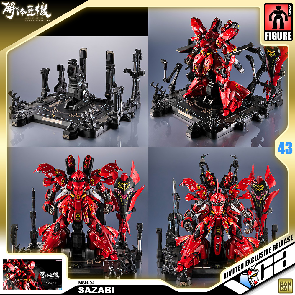Bandai METAL STRUCTURE MSN-04 SAZABI