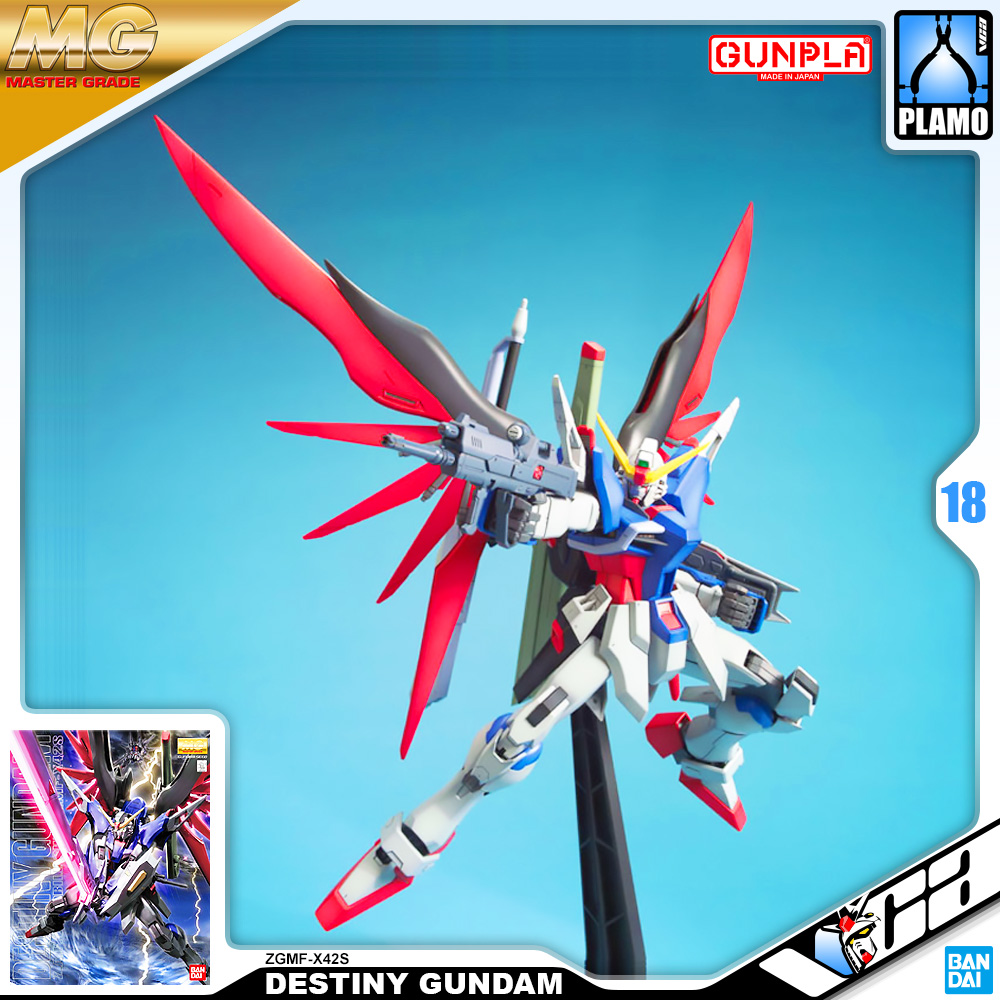 ⭐️ BANDAI GUNPLA MASTER GRADE MG 1/100 ZGMF-X42S DESTINY GUNDAM ประกอบ หุ่นยนต์ โมเดล กันดั้ม กันพลา ของเล่น VCA GUNDAM