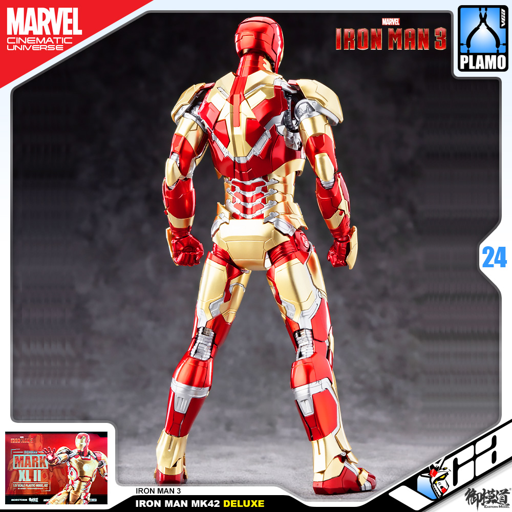 Eastern Model® x Morstorm Plastic Model Kits Series IRON MAN MARK 42 DELUXE IRON MAN 3