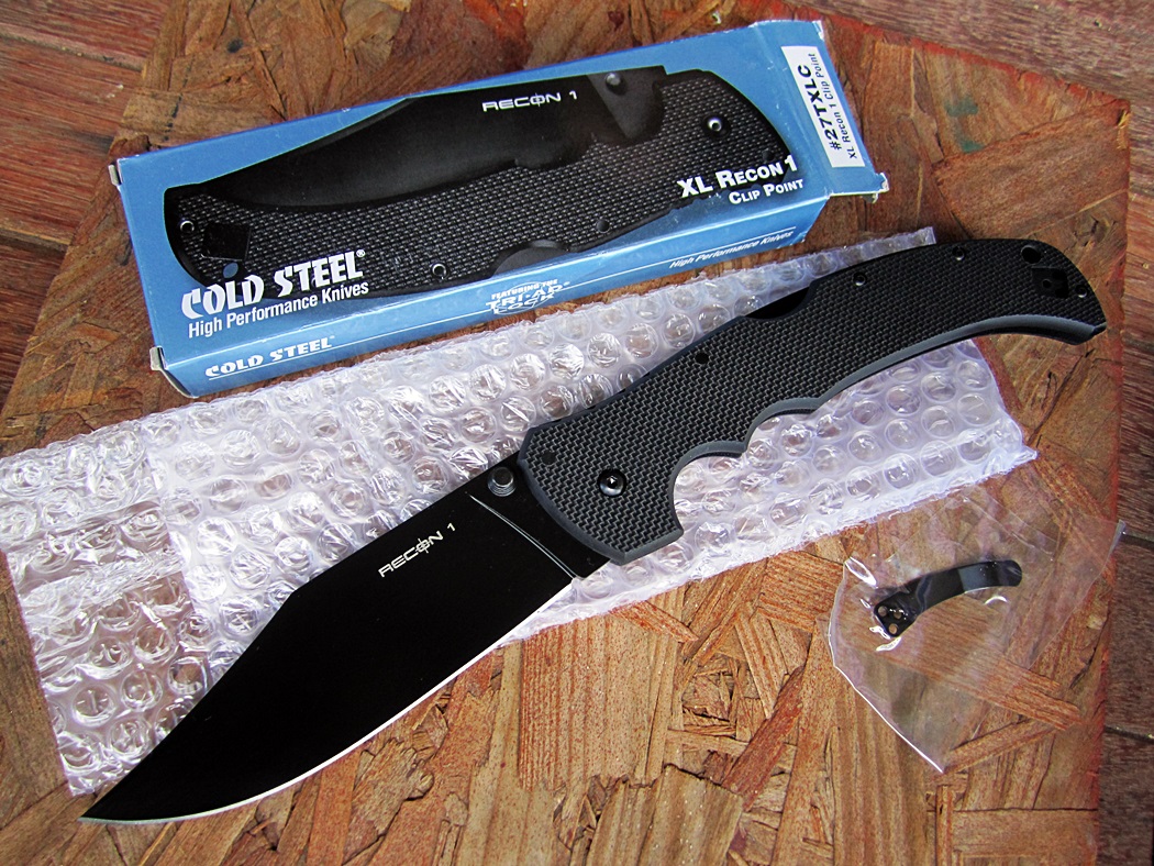 มีดCold Steel XL Recon 1 Clip Point Plain Edge Knife 27TXLC