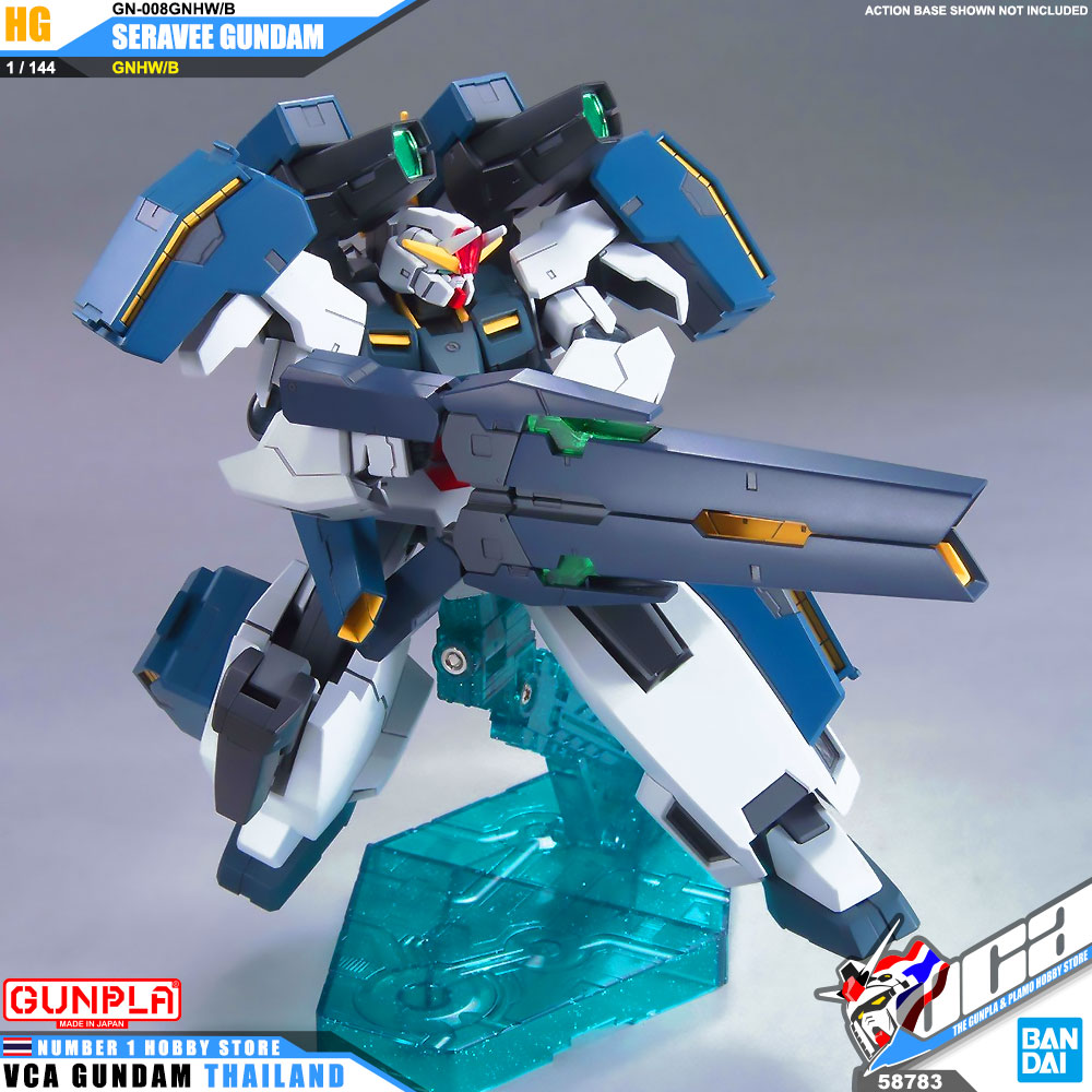 Bandai High Grade HG GN-008GNHW/B SERAVEE GUNDAM GNHW/B เซราวี กันดั้ม