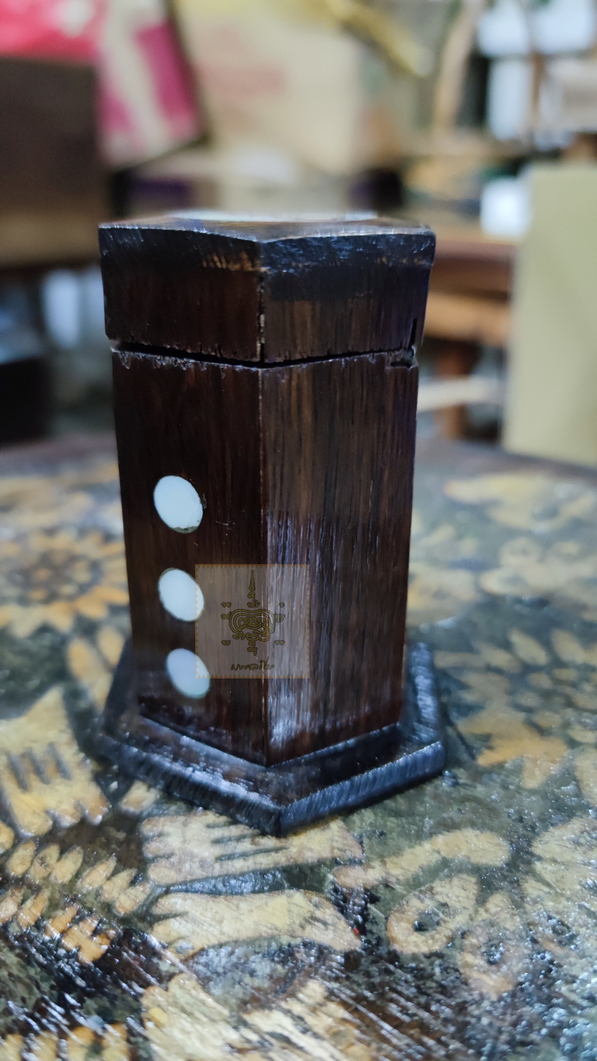 กล่องใส่ไม้จิ้มฟัน ฟังมุก