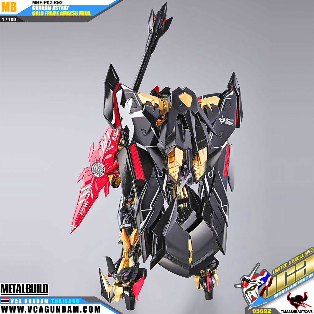 Metal Build MPF-P02-RE2 GUNDAM ASTRAY GOLD FRAME AMATSU MINA กันดั้ม สเทรย์ โกลด์ เฟรม อามัตสึ