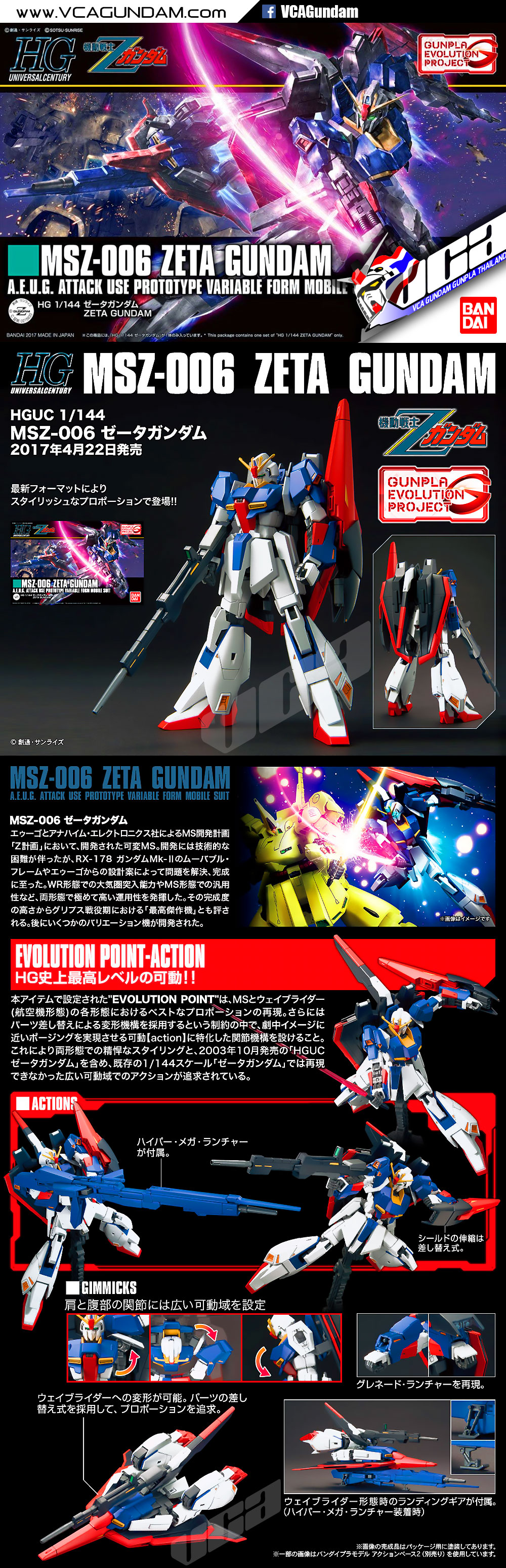 HG (GEP) ZETA GUNDAM เซต้า กันดั้ม