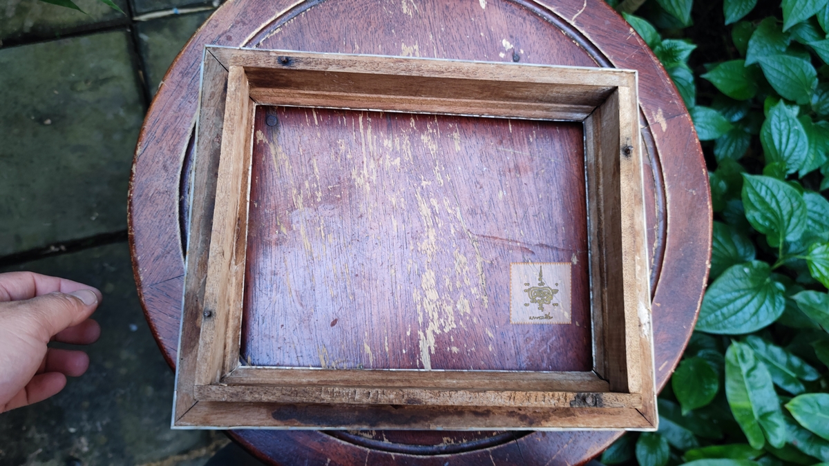 กรอบรูป เปลือกหอยมุกเก่า