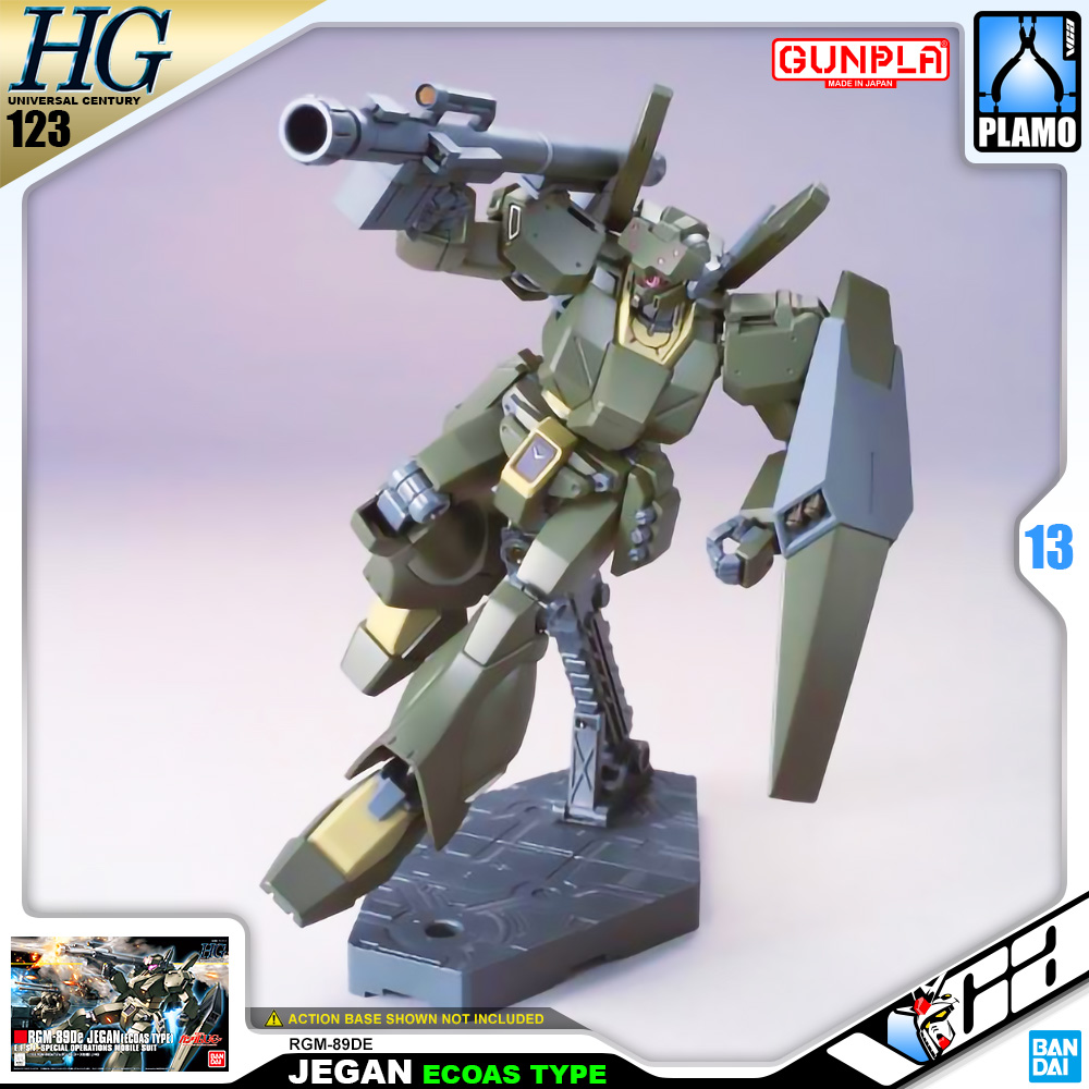⭐️ BANDAI GUNPLA HIGH GRADE UNIVERSAL CENTURY HGUC HG 1/144 RGM-89DE JEGAN ECOAS TYPE ประกอบ หุ่นยนต์ โมเดล กันดั้ม กันพลา ของเล่น VCA GUNDAM