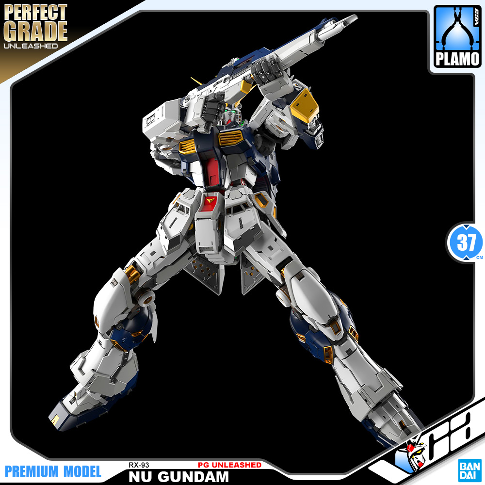 Bandai Gunpla Perfect Grade Unleashed PGU 1/60 PG RX-93 Nu Gundam Action Figure Model Toy Kit VCA Thailand