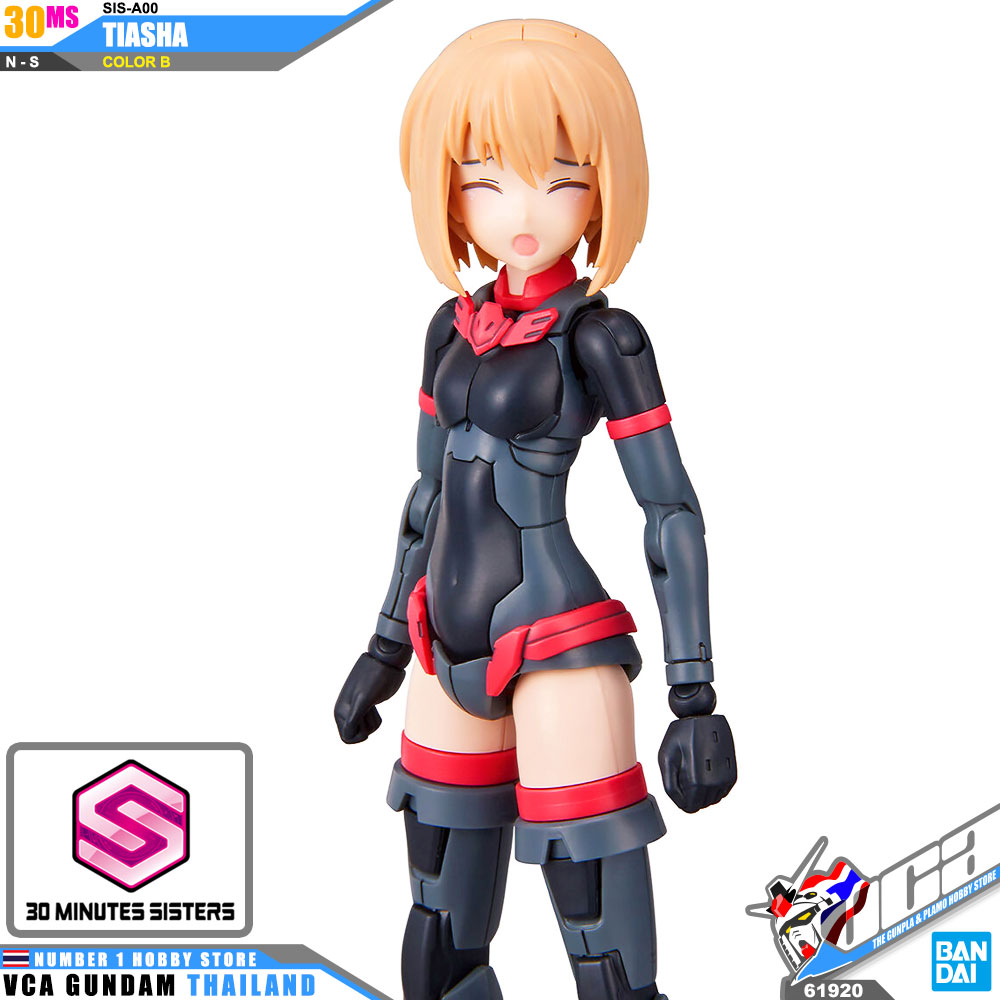 BANDAI 30 MINUTES SISTERS 30MS GIRL SIS-A00 TIASHA COLOR B โมเดล VCA GUNDAM