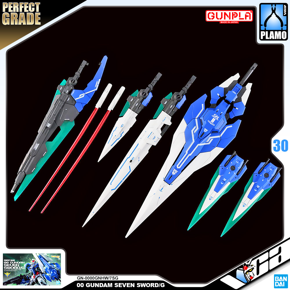 ⭐️ BANDAI GUNPLA PERFECT GRADE PG 1/60 00 GUNDAM SEVEN SSWORD/G ประกอบ หุ่นยนต์ โมเดล กันดั้ม กันพลา ของเล่น VCA GUNDAM