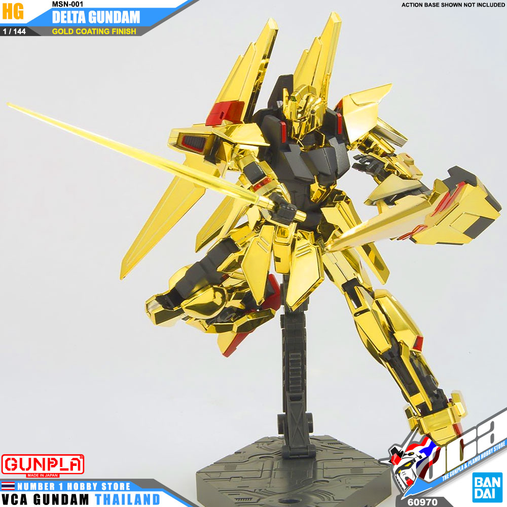 Bandai High Grade HG MSN-001 DELTA GUNDAM GOLD COATING เดลต้า กันดั้ม
