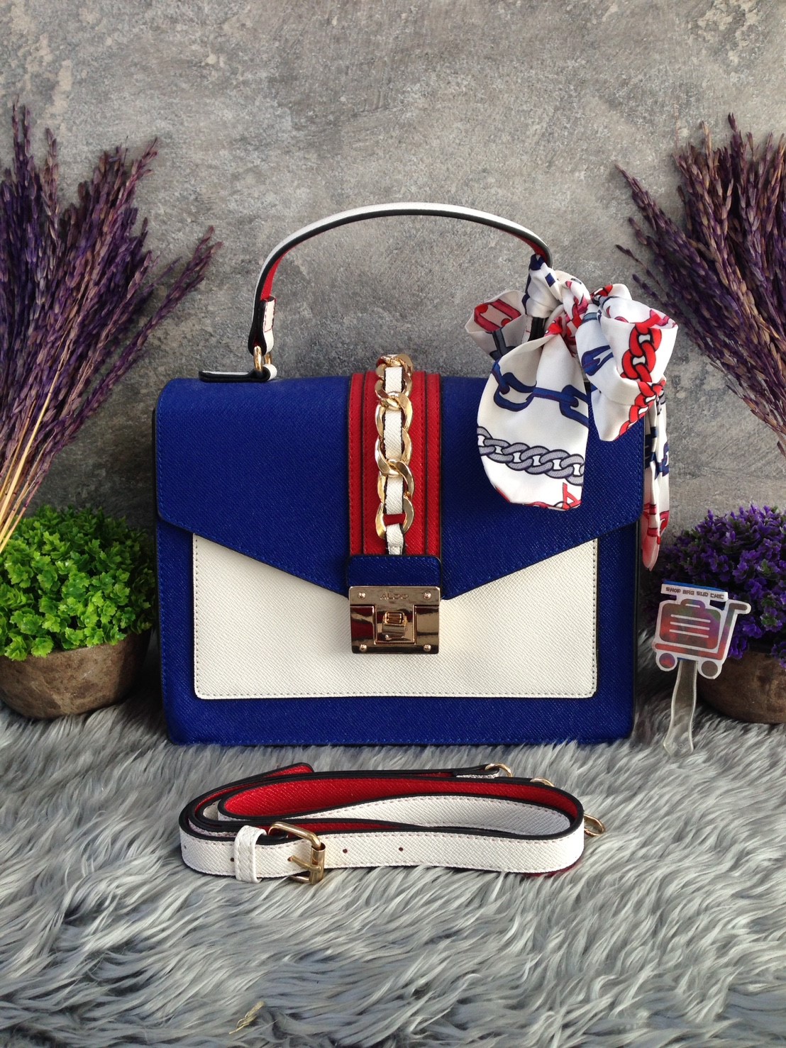 Aldo Scilva faux-leather handbag