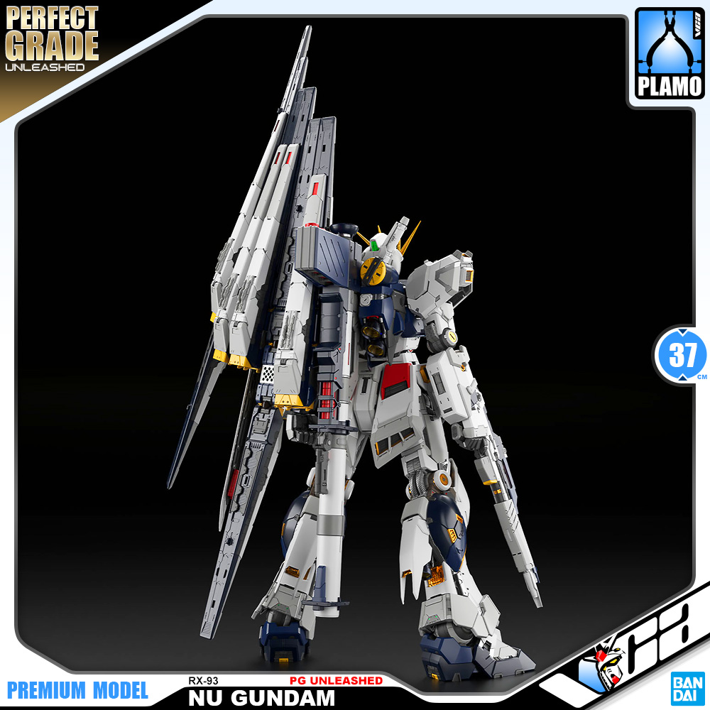 Bandai Gunpla Perfect Grade Unleashed PGU 1/60 PG RX-93 Nu Gundam Action Figure Model Toy Kit VCA Thailand