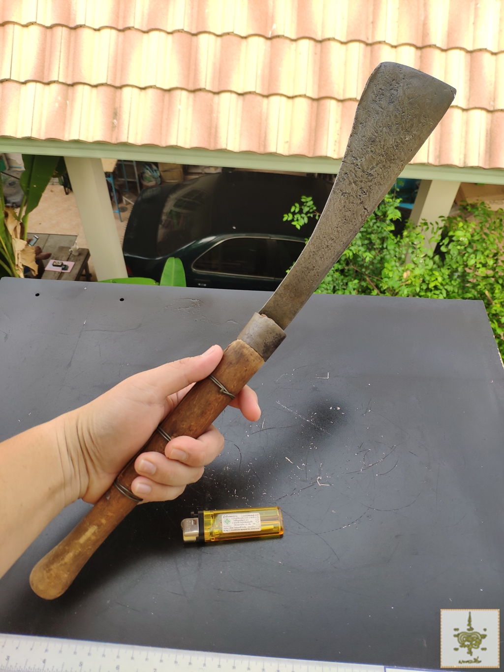 มีดพร้า ด้ามดาบ เก่า