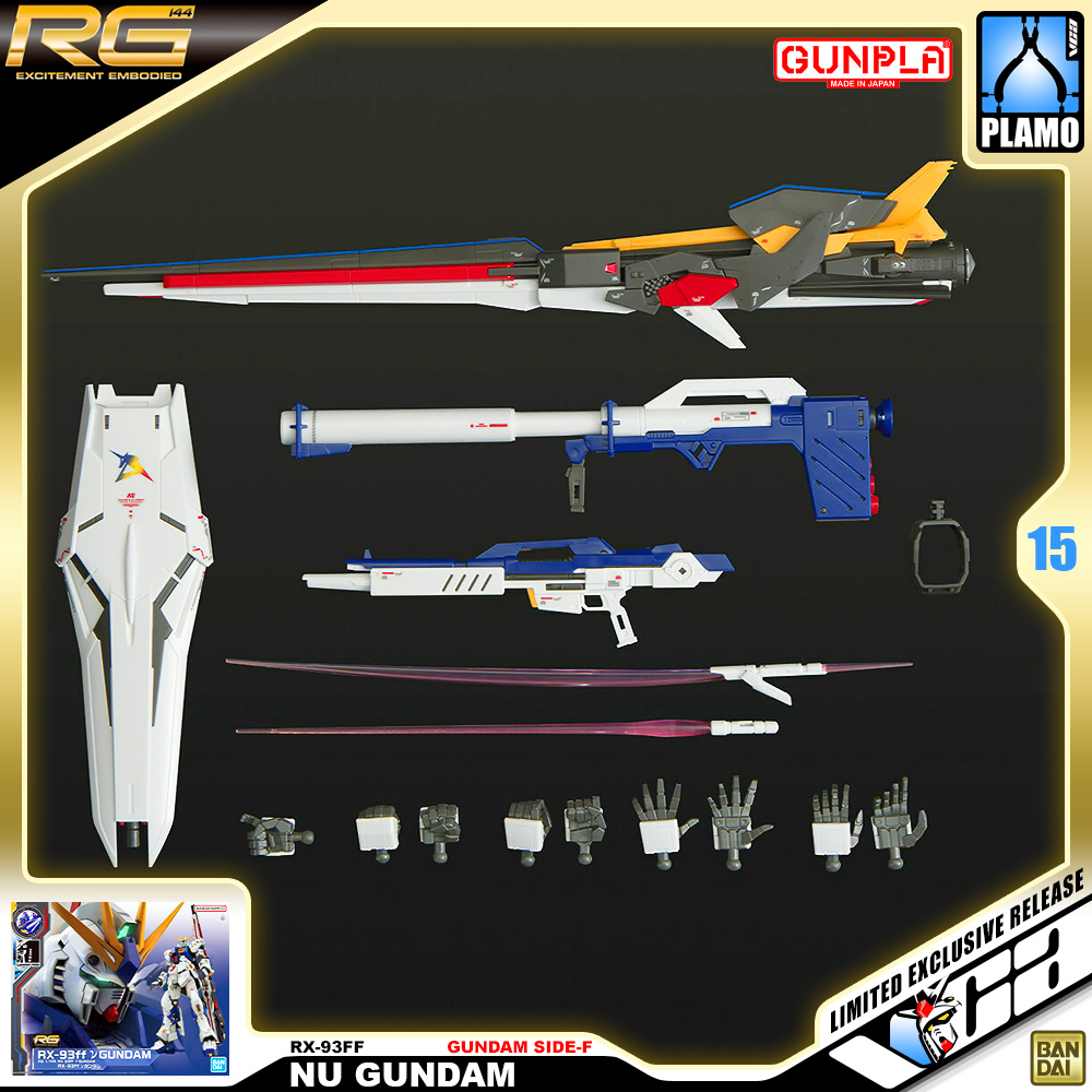 Bandai Gunpla Real Grade RG RX-93FF NU GUNDAM