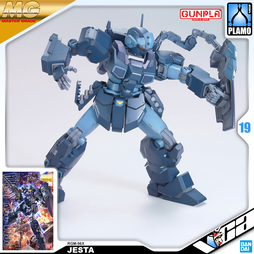 ⭐️ BANDAI GUNPLA MASTER GRADE MG 1/100 RGM-96X JESTA ประกอบ หุ่นยนต์ โมเดล กันดั้ม กันพลา ของเล่น VCA GUNDAM