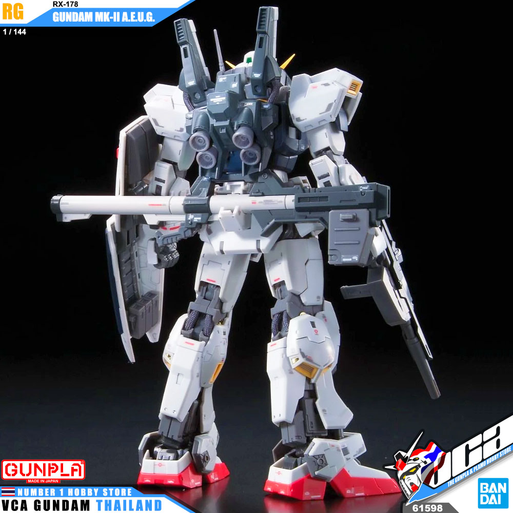BANDAI GUNPLA REAL GRADE RG 1/144 GUNDAM MK-II AEUG A.E.U.G. โมเดล กันดั้ม กันพลา VCA GUNDAM