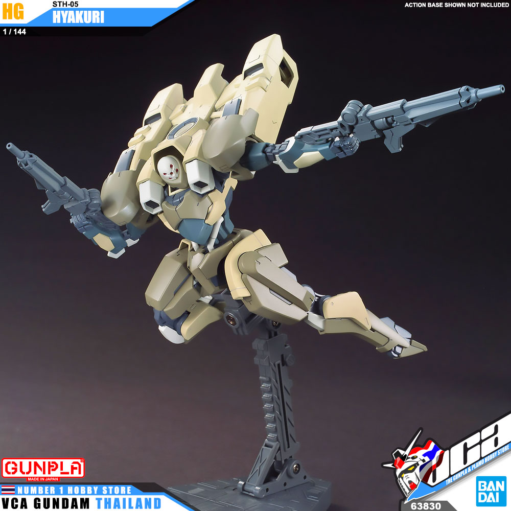 ⭐️ BANDAI GUNPLA HIGH GRADE IRON BLOODED ORPHANS HGIBO HG 1/144 HYAKURI ประกอบ หุ่นยนต์ โมเดล กันดั้ม กันพลา ของเล่น VCA GUNDAM