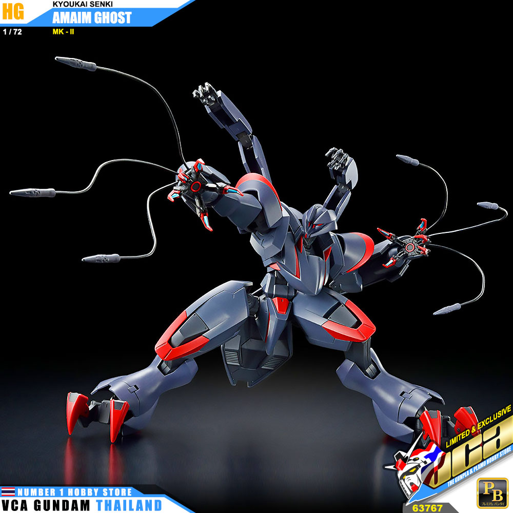 PREMIUM BANDAI KYOUKAI SENKI HIGH GRADE HG 1/72 AMAIM GHOST MK-II MK II MK2 MARK 2 โมเดล นักสู้เขตแดน VCA GUNDAM