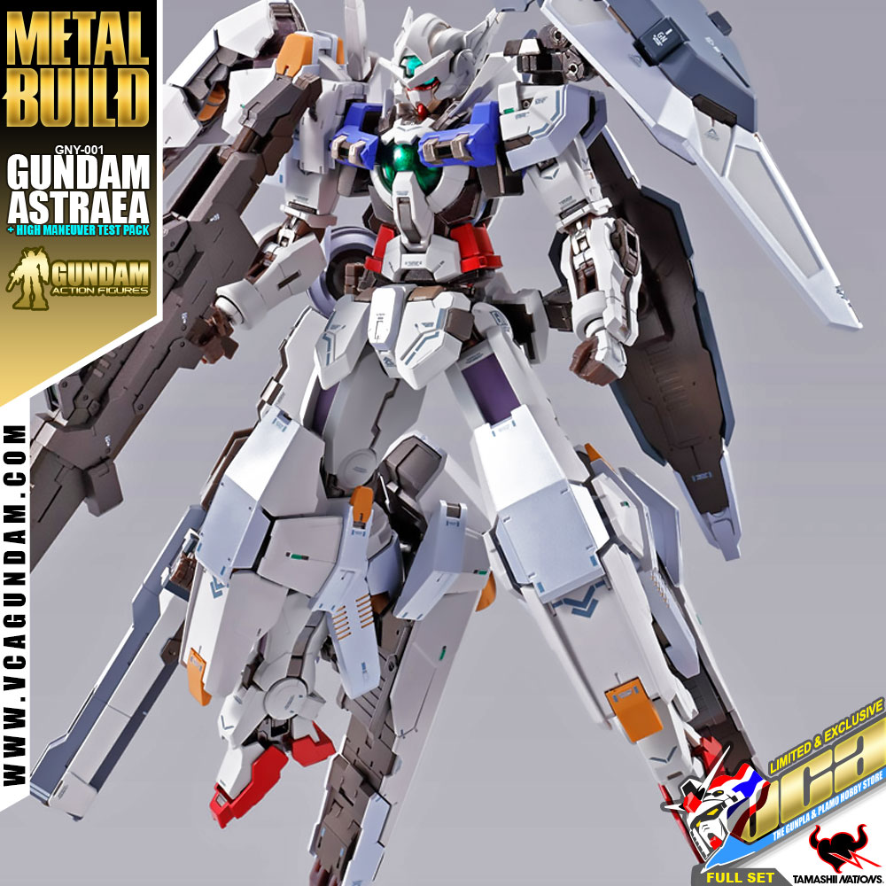 METAL BUILD GUNDAM ASTRAEA + HIGH MANEUVER TEST PACK (FULL SET)