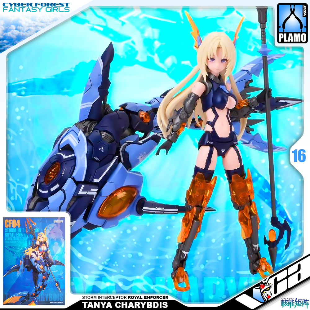 Nuke Matrix Cyber Forest Fantasy Girls STORM INTERCEPTOR ROYAL ENFORCER TANYA CHARYBDIS MERMAID