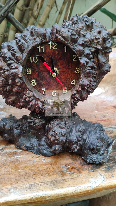 นาฬิกาปุ่มไม้ มะค่า 2