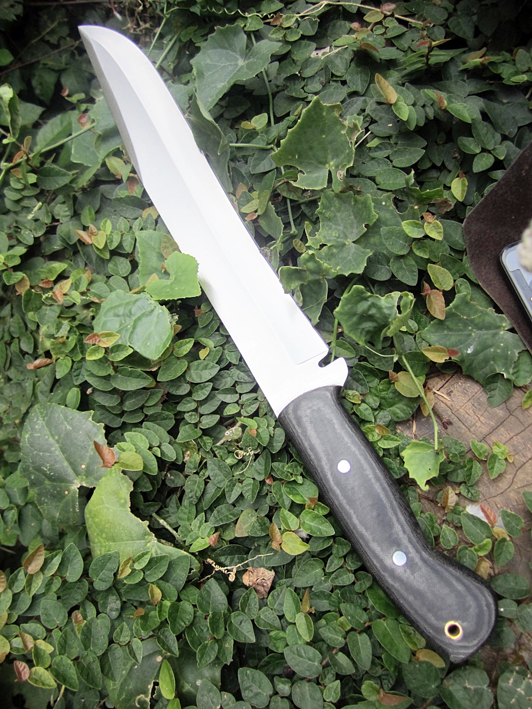 มีดเหล็กd2 IPAK CFK Custom Handmade D2 LARGE Bushcraft BUG-OUT-BAG Survival Machete Knife