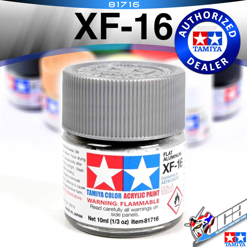 ACRYLIC XF-16 FLAT ALUMINUM