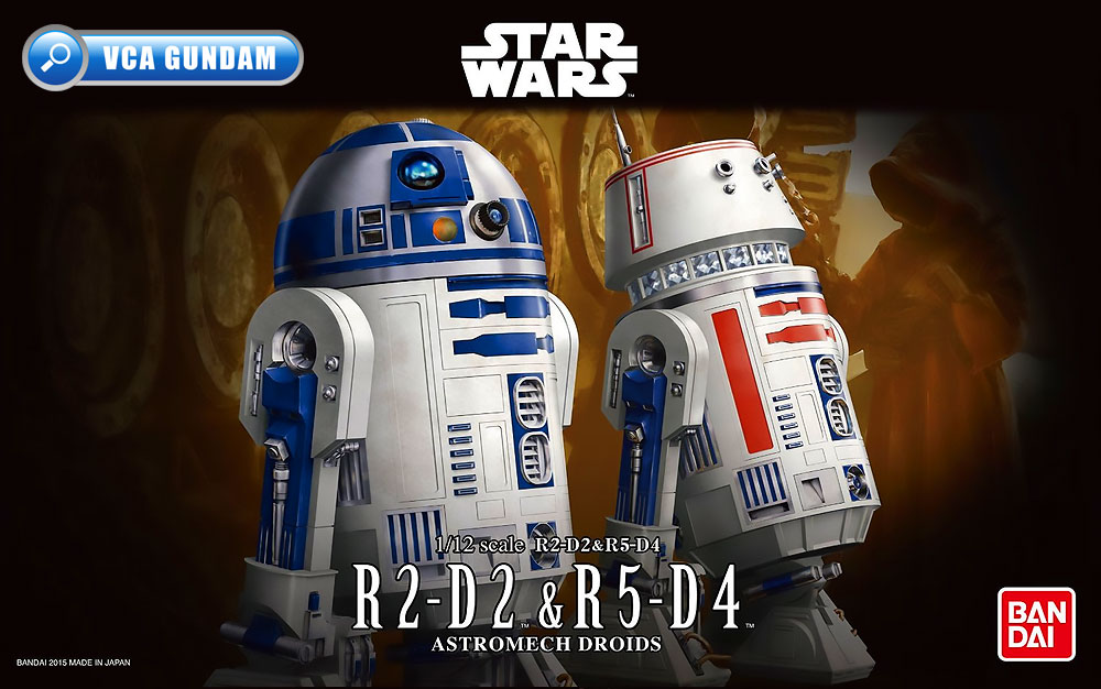 Bandai 1/12 R2-D2 & R5-D4