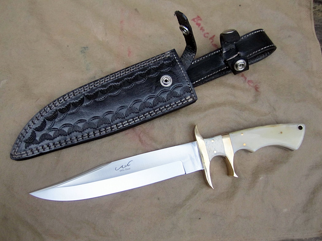 มีดใบตายเหล็ก 440c ( B96)