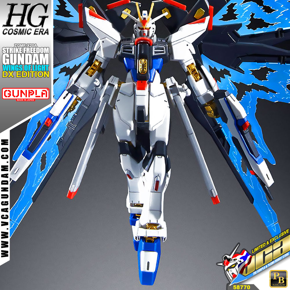 HG STRIKE FREEDOM GUNDAM WINGS OF LIGHT DX EDITION