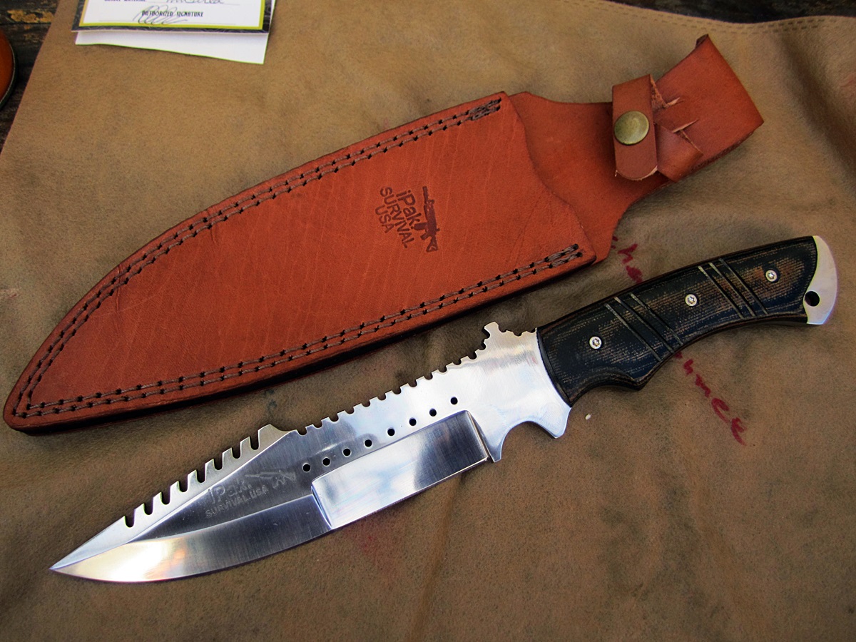 มีดเหล็ก D2 CFK USA.