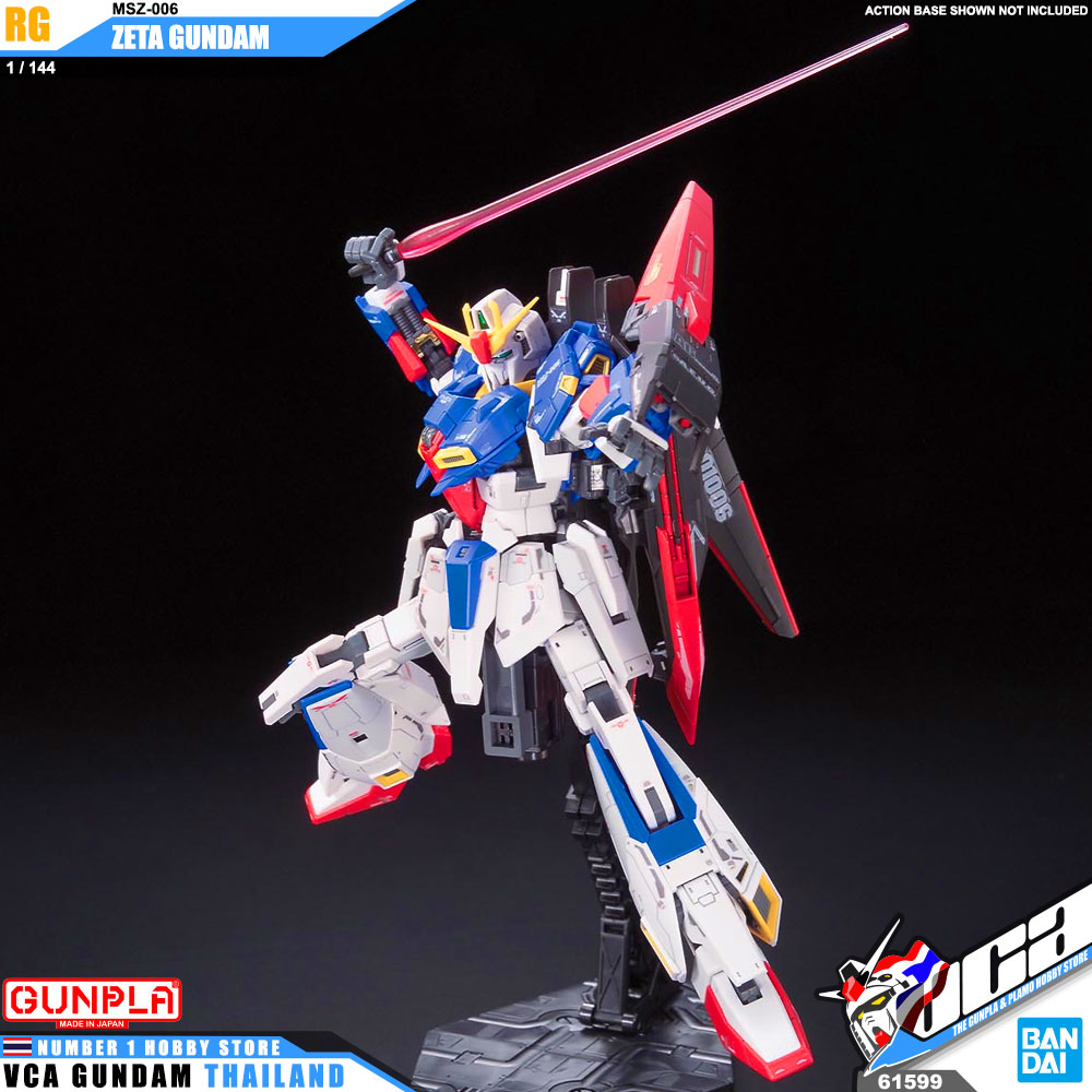 BANDAI GUNPLA REAL GRADE RG 1/144 ZETA GUNDAM โมเดล เซต้า กันดั้ม กันพลา VCA GUNDAM