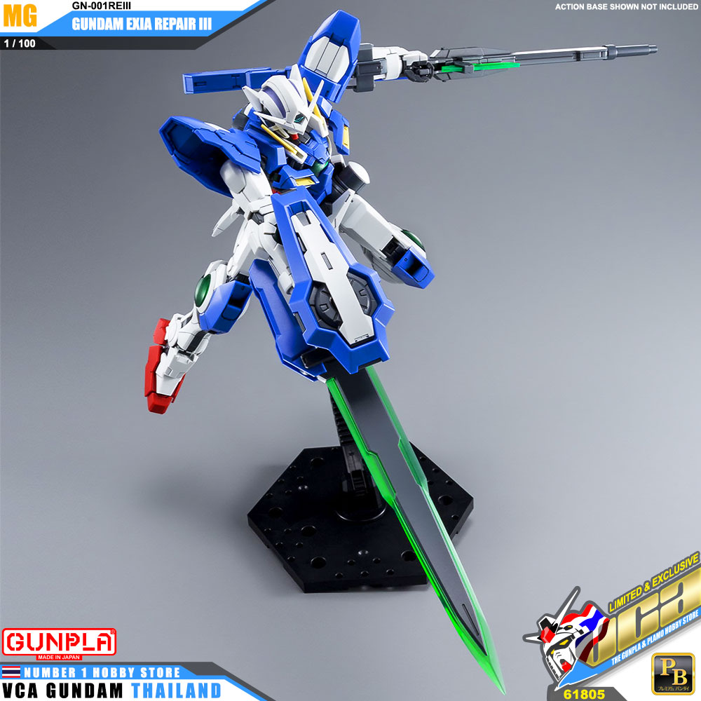 PREMIUM BANDAI GUNPLA MASTER GRADE MG 1/100 GN-001REIII GUNDAM EXIA REPAIR III 3 โมเดล กันดั้ม กันพลา VCA GUNDAM