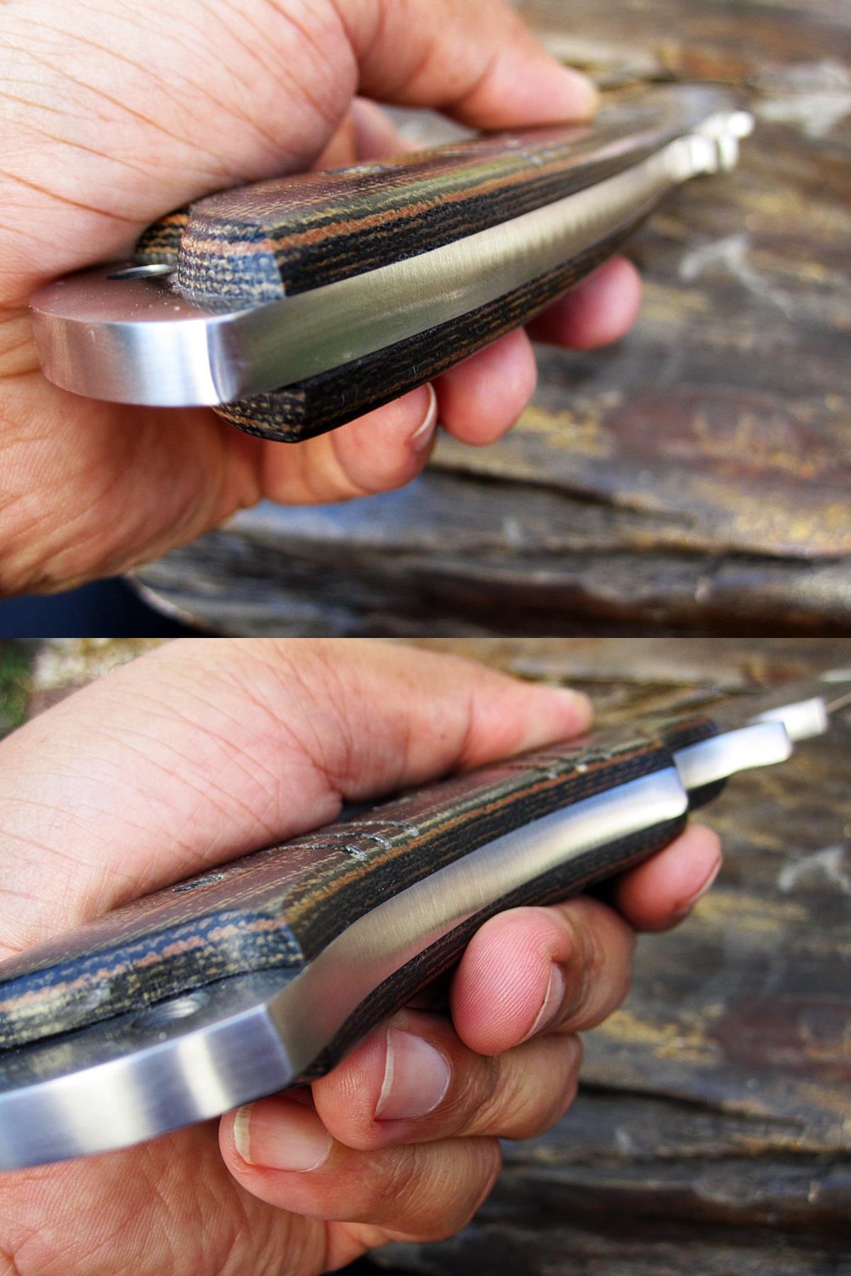 มีดเหล็ก D2 CFK USA.