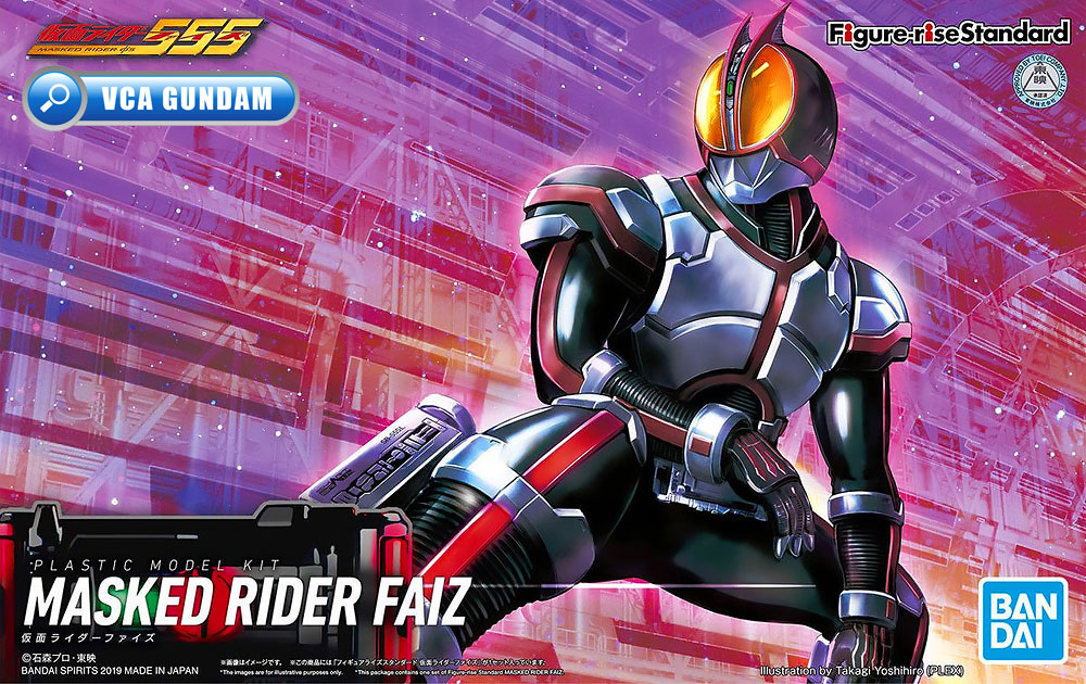 MASKED RIDER FAIZ プラスチックモデルキット Figure-rise Standard Masked Kamen Rider 555 FAIZ Plastic