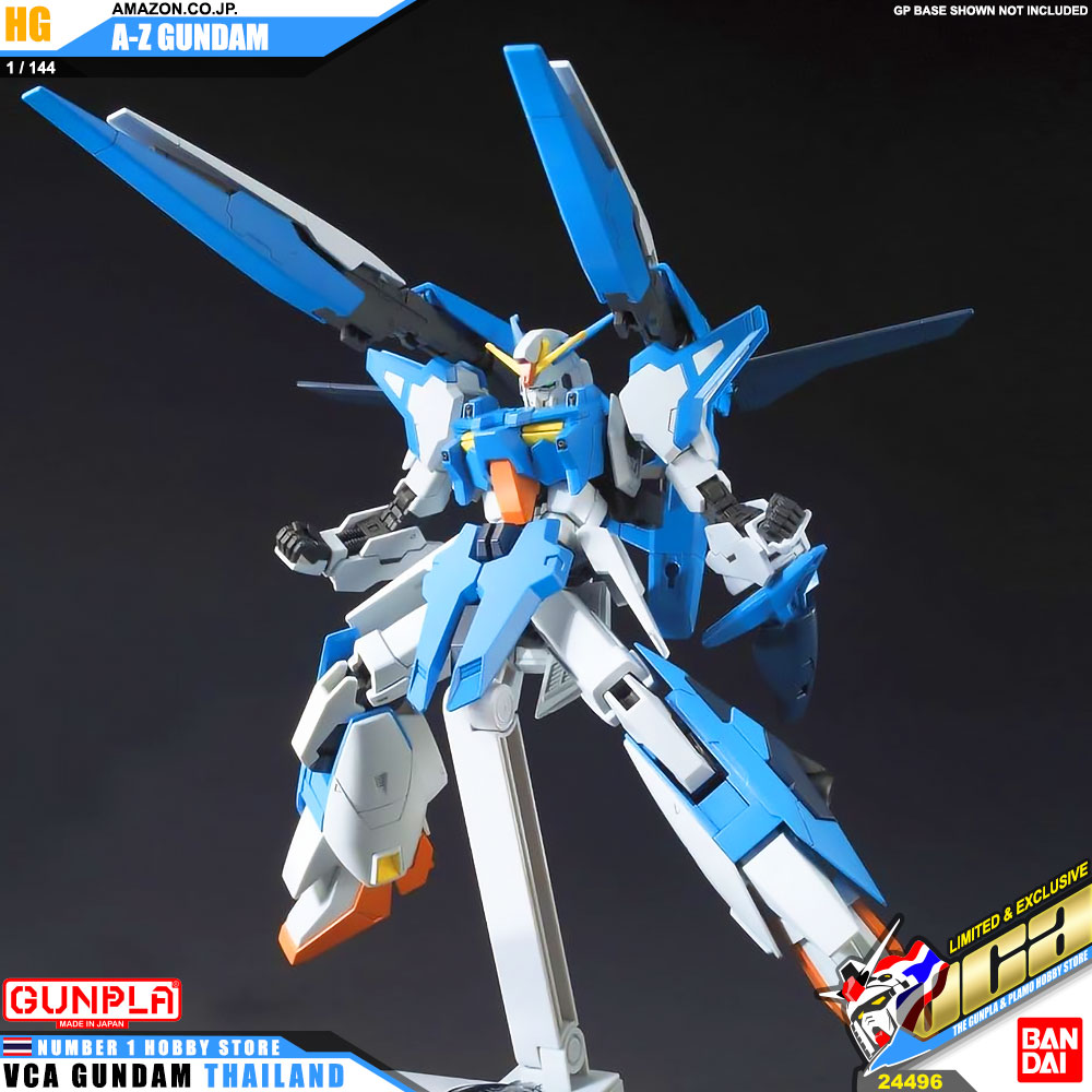 BANDAI GUNPLA HIGH GRADE HG 1/144 A-Z GUNDAM AMAZON โมเดล กันดั้ม กันพลา VCA GUNDAM