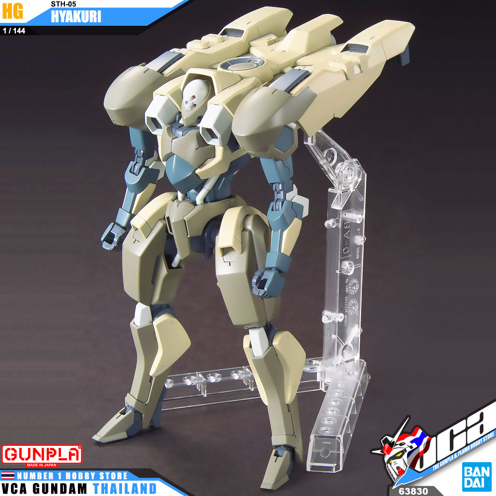 ⭐️ BANDAI GUNPLA HIGH GRADE IRON BLOODED ORPHANS HGIBO HG 1/144 HYAKURI ประกอบ หุ่นยนต์ โมเดล กันดั้ม กันพลา ของเล่น VCA GUNDAM