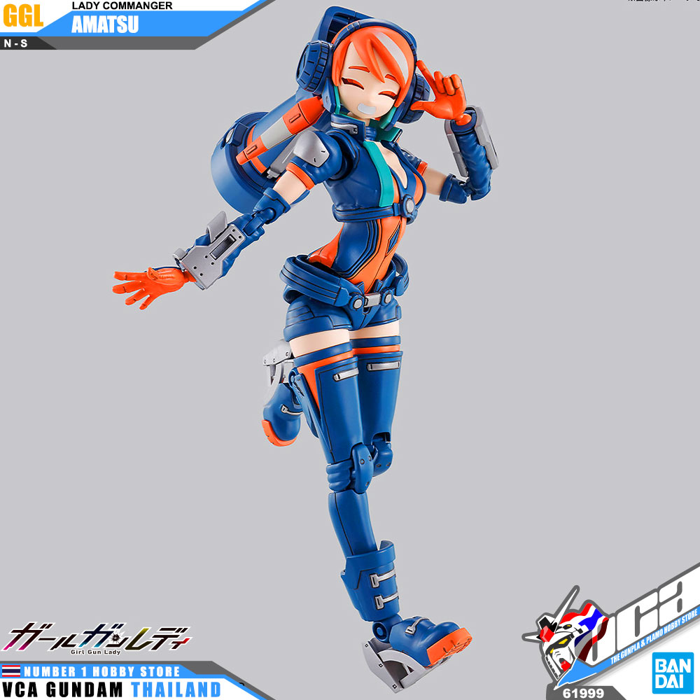 BANDAI GIRL GUNN LADY COMMANDER AMATSU โมเดล VCA GUNDAM