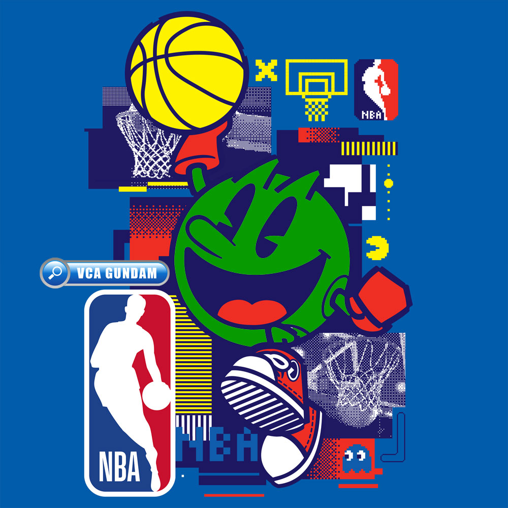 BANDAI ENTRY GRADE EG PAC-MAN PAC MAN MILWAUKEE BUCKS NBA BASKETBALL TEAM โมเดล แพ็คแมน VCA GUNDAM