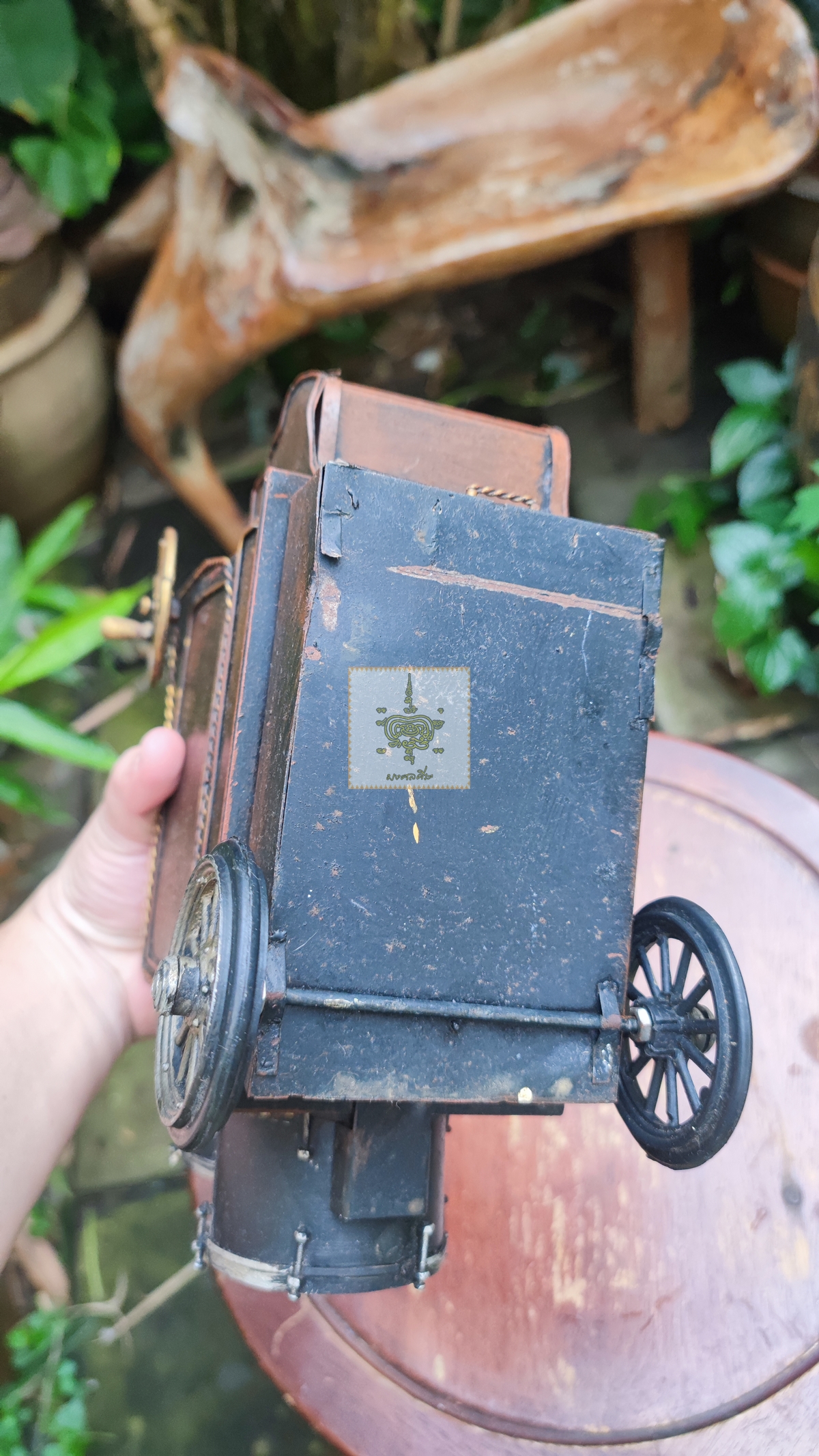 รถดนตรีเคลื่อนที่ งานสังกะสีเก่า