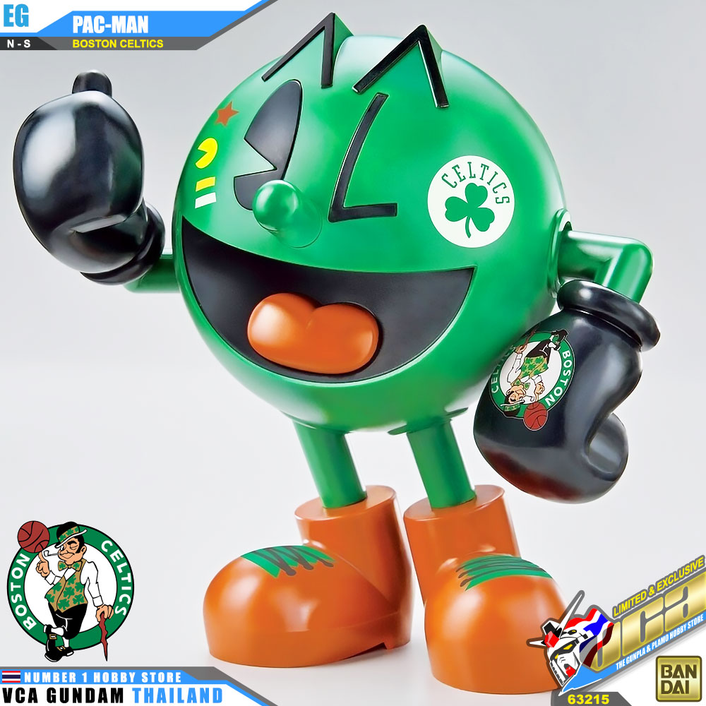BANDAI ENTRY GRADE EG PAC-MAN PAC MAN BOSTON CELTICS NBA BASKETBALL TEAM โมเดล แพ็คแมน VCA GUNDAM