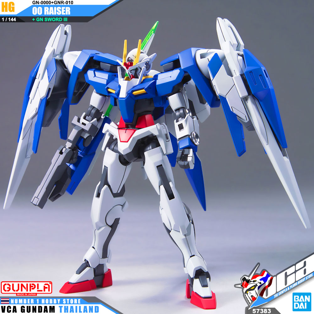 HG GN-0000+GNR-010 00 RAISER + GN SWORD III 00 ไรเซอร์ GN SWORD 3