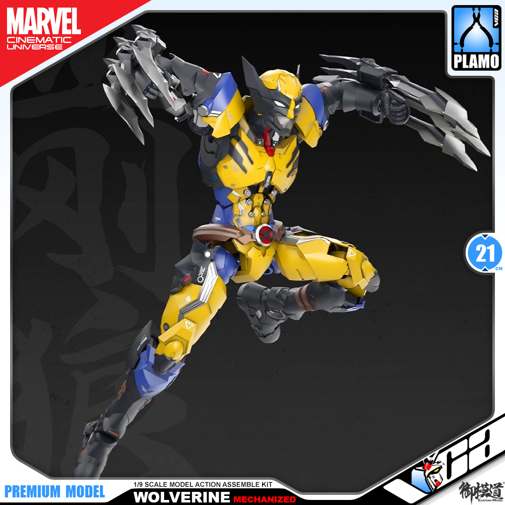Morstorm 1/9 Scale Wolverine Mechanized Version Plastic Model Action Figure Kit VCA Thailand