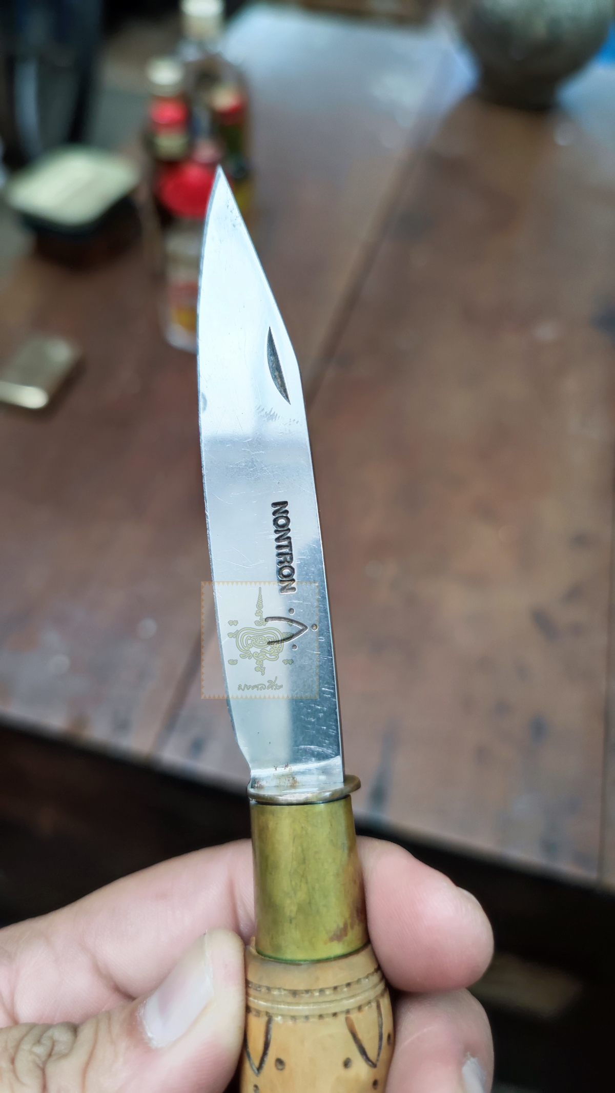 มีดพับ Nontron งานฝรั่งเศษ