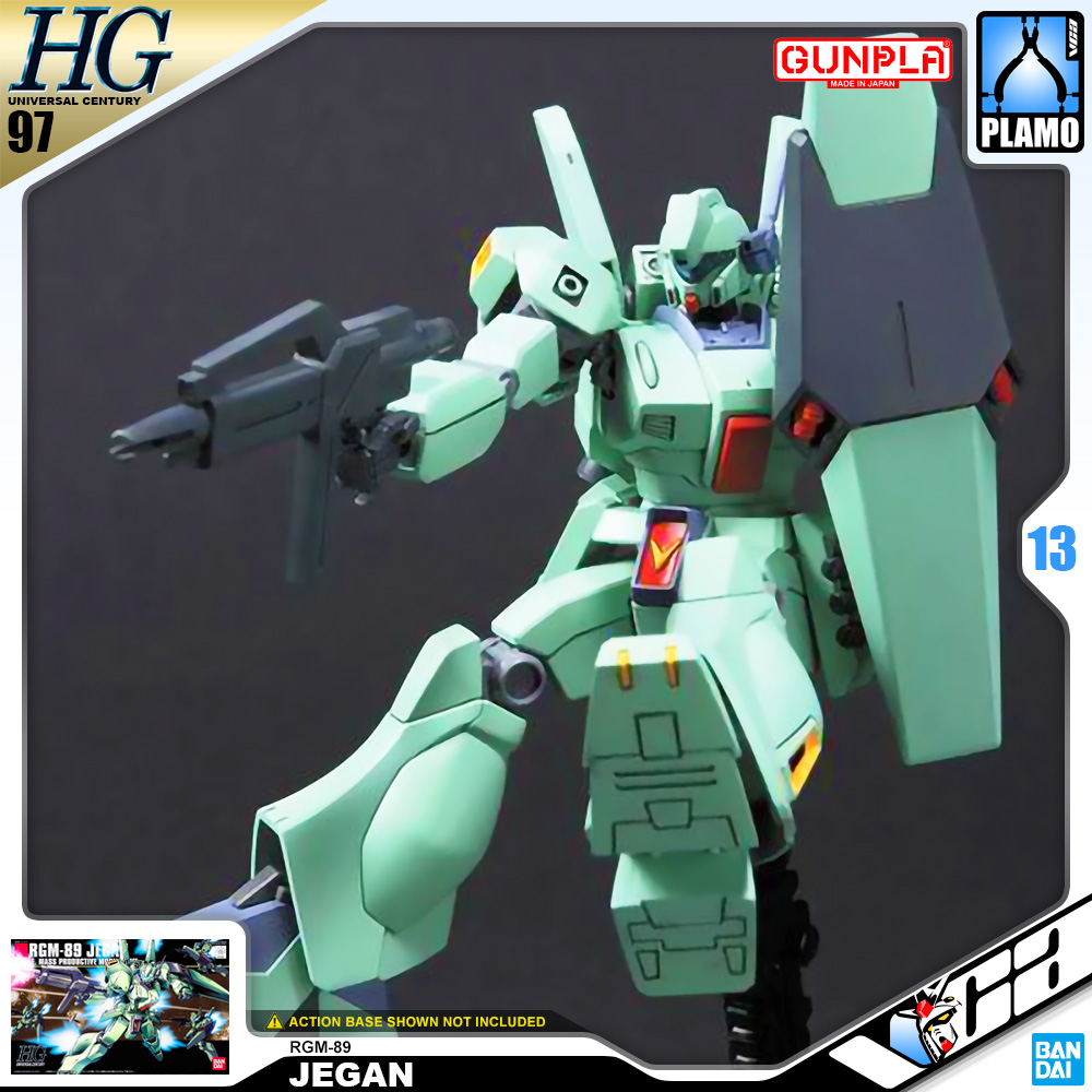⭐️ BANDAI GUNPLA HIGH GRADE UNIVERSAL CENTURY HGUC HG 1/144 RGM-89 JEGAN ประกอบ หุ่นยนต์ โมเดล กันดั้ม กันพลา ของเล่น VCA GUNDAM