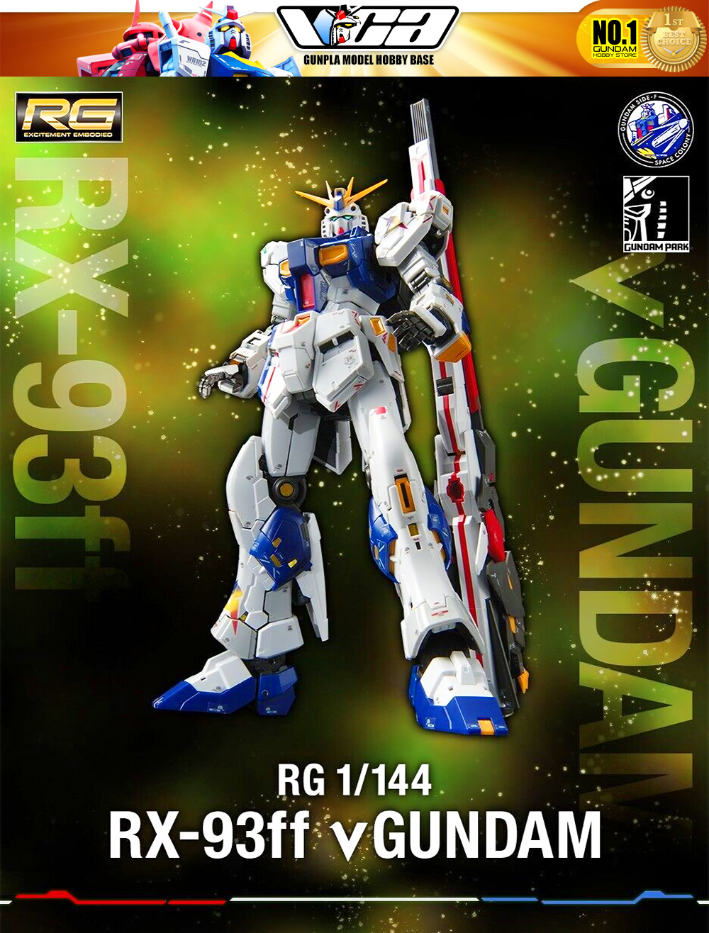 Bandai Gunpla Real Grade RG RX-93FF NU GUNDAM