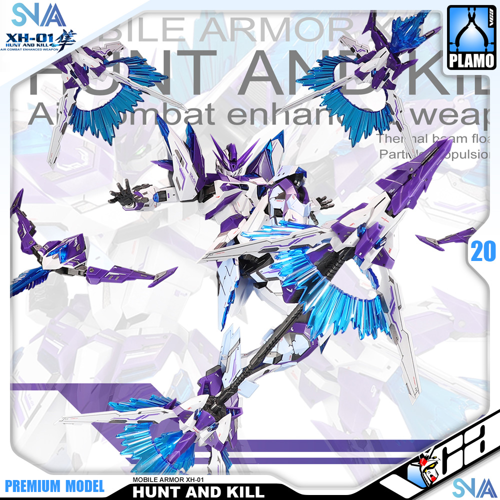 SNAA Mecha Plamo MOBILE ARMOR XH-01 HUNT AND KILL